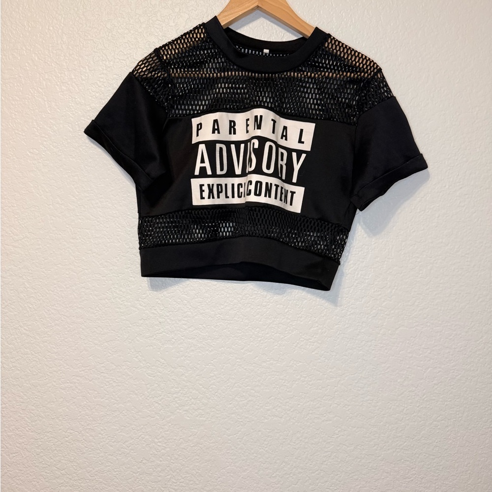 Black Mesh Kids T-Shirt